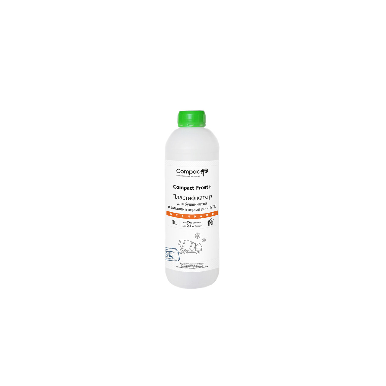 Протиморозна добавка для бетону Compact Frost+ Standart 1 л