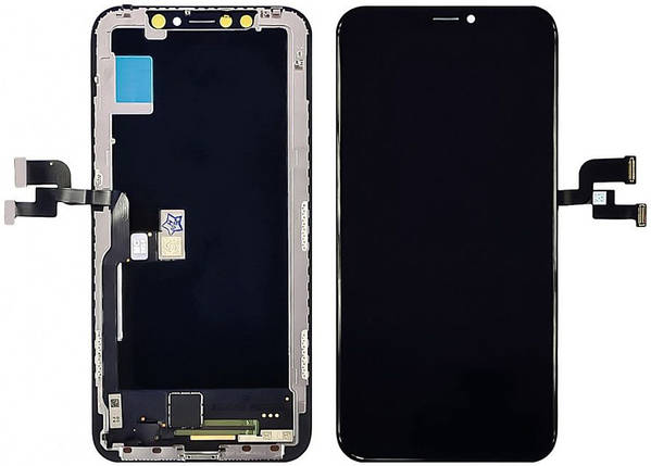 Дисплей + сенсор для Apple iPhone X JK Black (Incell), фото 1