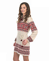 Туніка в'язана "Галина червона" 0423, фото 4