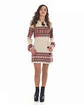 Туніка в'язана "Галина червона" 0423, фото 5