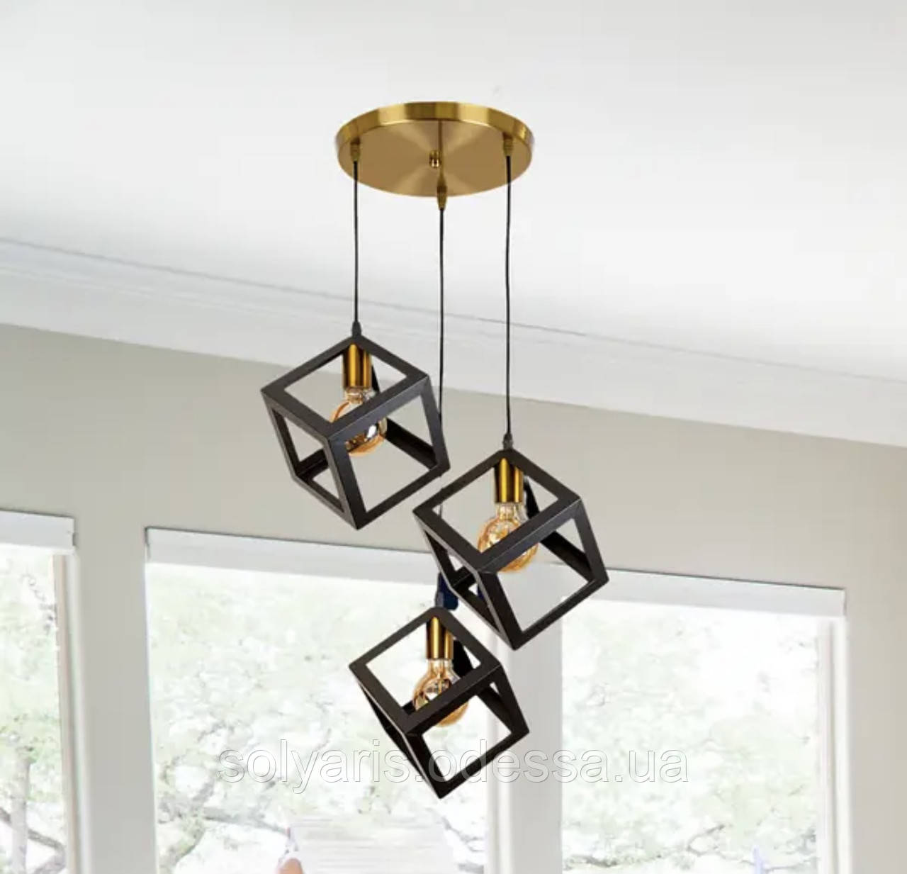 Люстра-підвіс лофт 160-3, фото 1