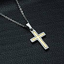 Хрестик з нержавіючої медичної сталі "Бенефіс", фото 2