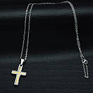 Хрестик з нержавіючої медичної сталі "Бенефіс", фото 4