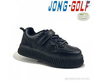 Стильні кросівки для дівчинки чорні 34-37 детские кроссовки для девочки деми Jong Golf