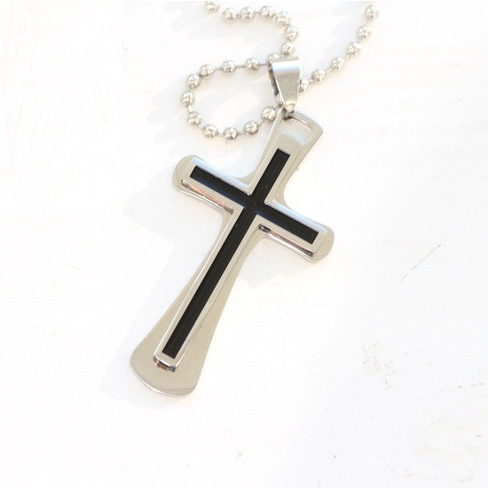 Хрестик з нержавіючої медичної сталі "Кредо", фото 1