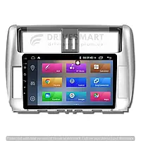 Штатная магнитола Toyota Land Cruiser Prado 2009-2013 9" QLED 4/32Gb 4G (LTE) GPS WiFi USB DSP Carplay Android