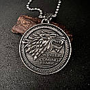 Кулон з фільму Гра престолів з нержавіючої медичної сталі «Stark», фото 4