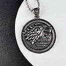 Кулон з фільму Гра престолів з нержавіючої медичної сталі «Stark», фото 6