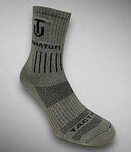 Шкарпетки ULTIMATUM Tactical високі Олива, трекінгові літні чоловічі шкарпетки під берци 39-42, фото 2
