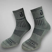 Шкарпетки ULTIMATUM Tactical високі Олива, трекінгові літні чоловічі шкарпетки під берци 39-42, фото 3