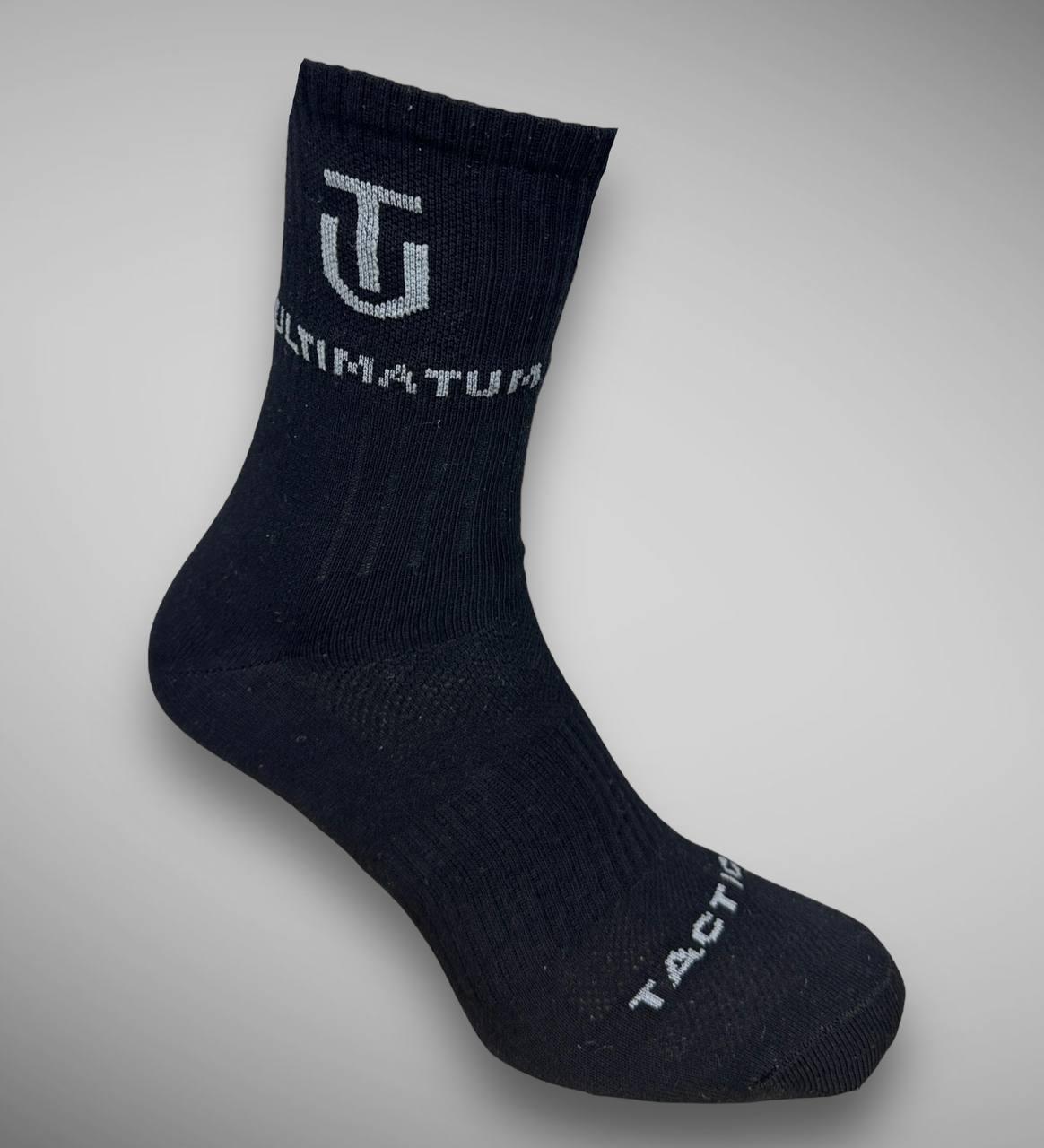 Шкарпетки ULTIMATUM Tactical високі Чорні,трекінгові літні чоловічі шкарпетки під берци 39-42