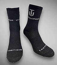 Шкарпетки ULTIMATUM Tactical високі Чорні,трекінгові літні чоловічі шкарпетки під берци 39-42, фото 2