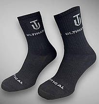 Шкарпетки ULTIMATUM Tactical високі Чорні,трекінгові літні чоловічі шкарпетки під берци 39-42, фото 3
