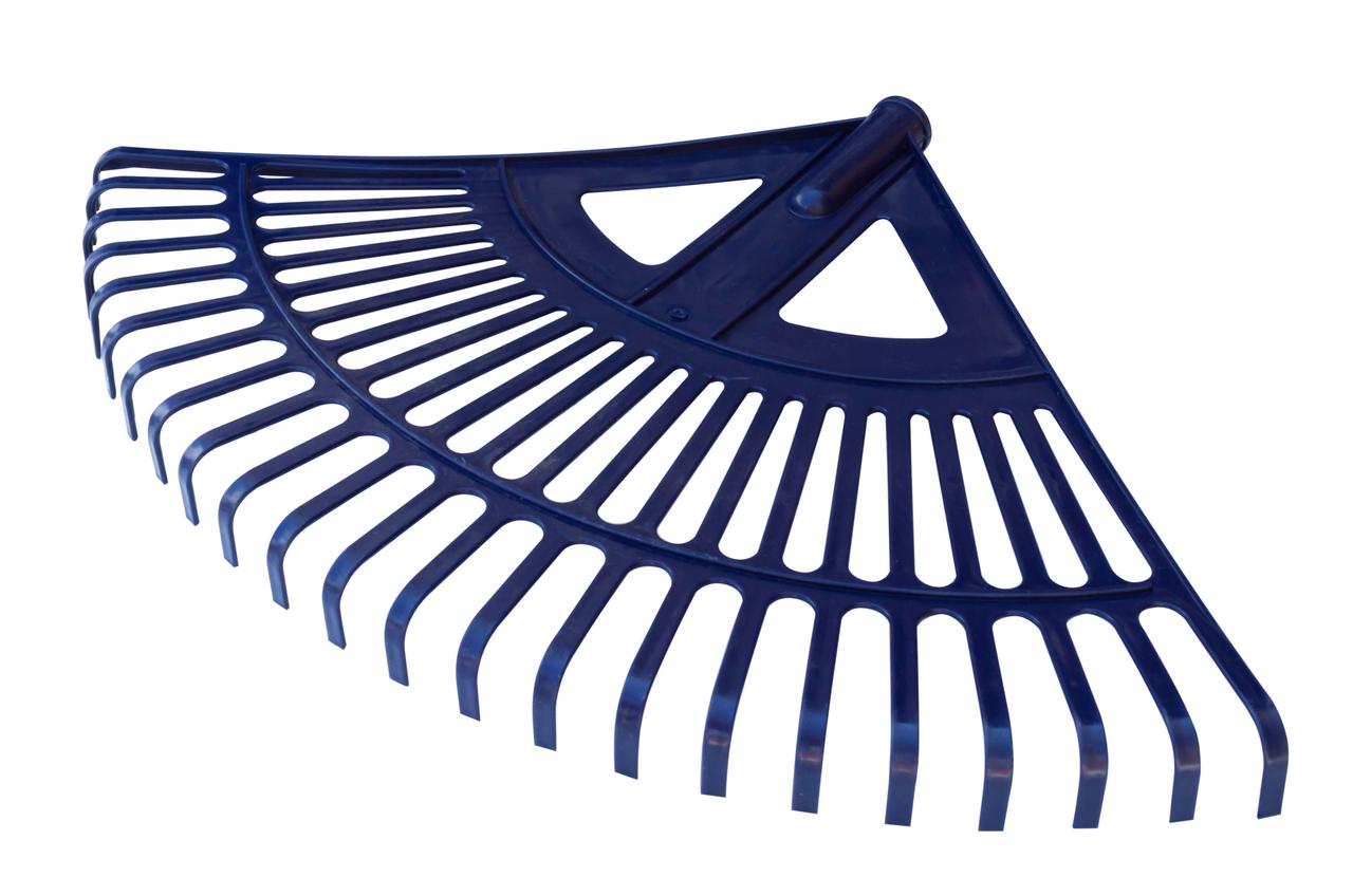 Граблі віялові пластикові великі без ручки (58*40 см), фото 1