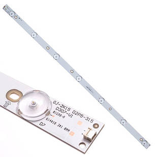 LED планка лампа підсвічування РК телевізора 32 614мм GJ-2K15 D2P5-315 D307-V1