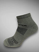 Шкарпетки ULTIMATUM Tactical низькі Олива, трекінгові літні чоловічі шкарпетки 43-46, фото 3
