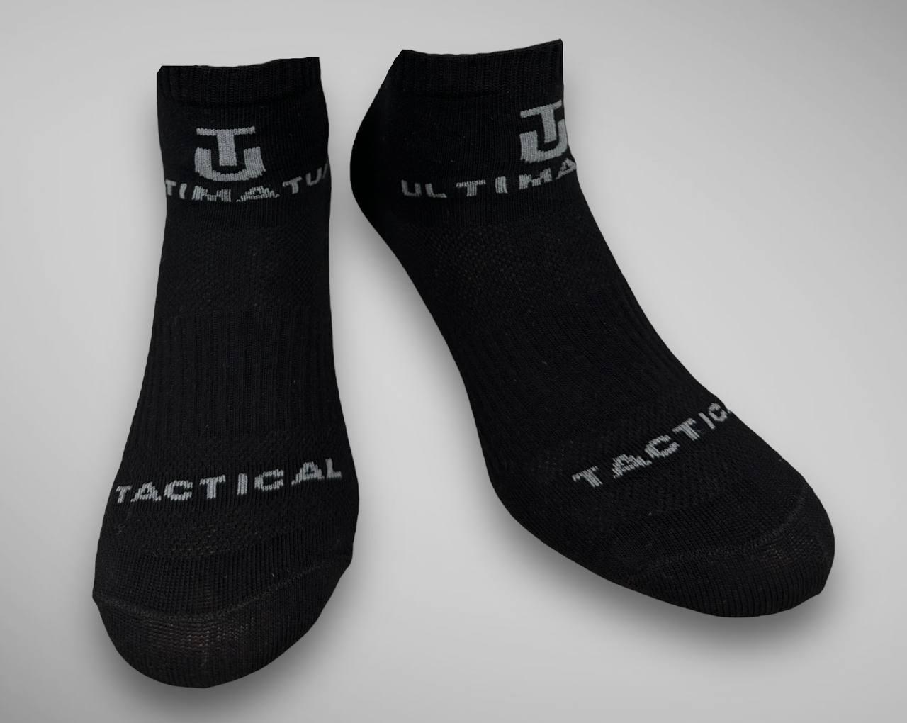 Шкарпетки ULTIMATUM Tactical низькі Чорні, трекінгові літні чоловічі шкарпетки 39-42