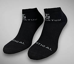 Шкарпетки ULTIMATUM Tactical низькі Чорні, трекінгові літні чоловічі шкарпетки 39-42, фото 3