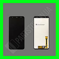 Дисплей Samsung J610 J6+ 2018 / J415 J4+ 2018 с сенсором, черный (оригинальные комплектующие)