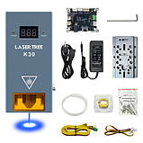 Потужний лазер із подаванням повітря для різання гравіювання 30 Вт 450 нм Laser Tree K30, фото 6