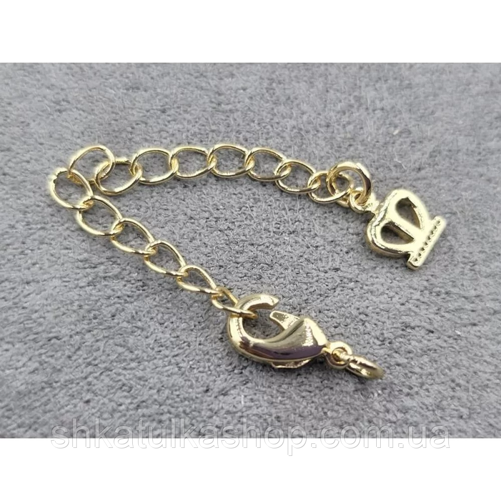 Застібка золото з підвіскою 10мм Milano З46, фото 1