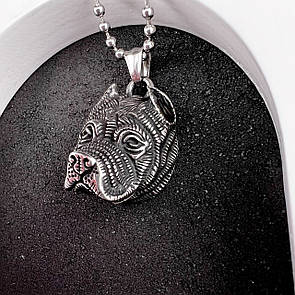 Кулон з нержавіючої медичної сталі «Бульдог»