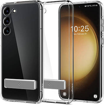Чохол Spigen для Samsung Galaxy S23 - Ultra Hybrid S, Crystal Clear (ACS05717)
