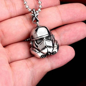 Кулон з фільму Star Wars з нержавіючої медичної сталі "Маска І"