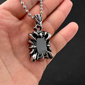 Кулон з нержавіючої медичної сталі "Чорний око дракона"