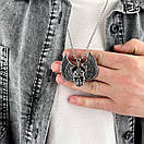 Кулон з нержавіючої медичної сталі "Череп з крилами", фото 3