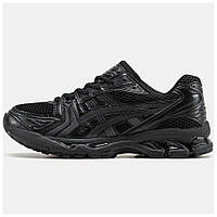 Мужские кроссовки Asics Gel-Kayano 14 Black, черные кожаные кроссовки асикс гель каяно 14