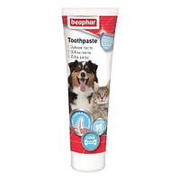 Зубная паста Beaphar Toothpaste для собак и кошек со вкусом печени, с ферментами, 100 г