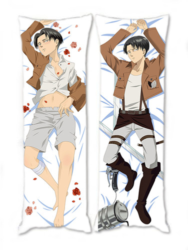 Подушка Дакімакура Леві Аккерман Атака Титанов Attack On Titan Levi Ackerman 40 х 120