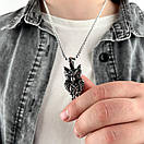 Кулон з нержавіючої медичної сталі "Сова", фото 7