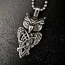 Кулон з нержавіючої медичної сталі "Сова", фото 2