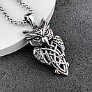 Кулон з нержавіючої медичної сталі "Сова", фото 3