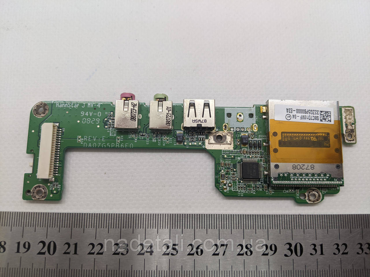 Плата USB, audio, cardreader Acer Aspire One ZG5 (юсб, аудіо, кардрідер) DA0ZG5PB6E0, фото 1