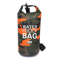 Камуфляжний гермомішок Water Proof 10L SH017 10L Жовтогарячий