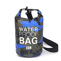 Водонепроникна сумка чоловіча Water Proof 5L SH018 5L Синій