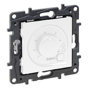 Термостат для теплої підлоги, білий, Niloe Step Legrand