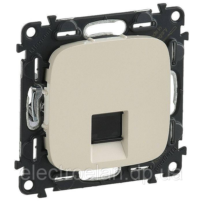 Розетка комп'ютерна RJ45, слонова кістка, Valena ALLURE 753840 Legrand