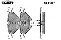 Колодки тормозные (задние) BMW 3 (E36/E46) 1.6-2.3i 98- (Ate ICER 181707 ALPINA ROADSTER S (Z4), BMW 3 (E46),