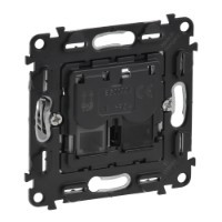 Розетка телефонна RJ11 + комп'ютерна RJ45 кат.6 UTP, Valena 753032 Legrand