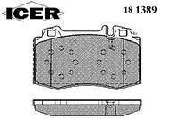 Колодки тормозные (передние) MB S-Class (W220) 98-05 (Brembo ICER 181389 MERCEDES-BENZ C-CLASS (W203),