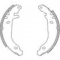 Гальмiвнi колодки к-кт. ROADHOUSE 416900 RENAULT 19 I (B/C53_), RENAULT 19 I (B/C53_), RENAULT 19 I (B/C53_),