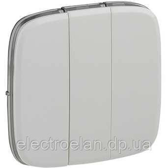 Клавіша вимикача триклавішного, білий, Valena 755035 Legrand