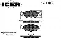Колодки тормозные (задние) MB Sprinter 208-316 96- (Ate - Te ICER 141103 MERCEDES-BENZ G-CLASS (W463),
