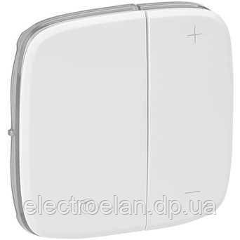 Накладка світлорегулятора натискного, білий, Valena 752085 Legrand