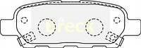 Колодки тормозные BRECK 238710070210 INFINITI FX, INFINITI G седан, NISSAN CUBE (Z12), NISSAN CUBE (Z12),