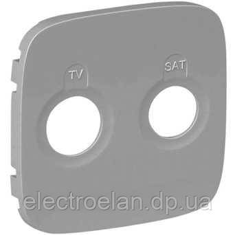 Лицьова панель розетки TV-SAT, алюміній, Valena 754827 Legrand